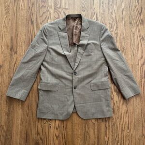 Brooks Brothers Blazer Jacket Mens 44R Full Canvas Madison BrooksCool Wool Blend